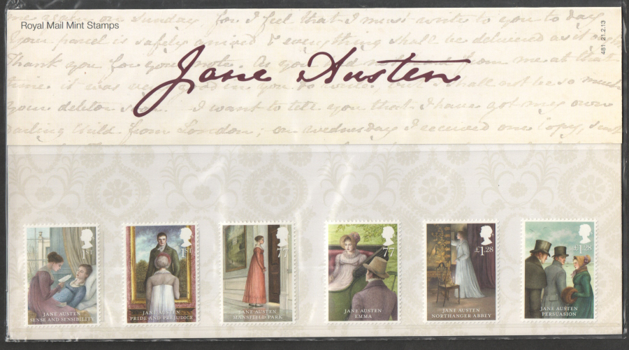 (image for) 2013 Jane Austen Royal Mail Presentation Pack 481 - Click Image to Close